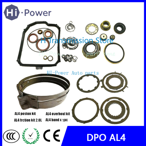 AL4 DPO Automatic transmission Master rebuild Kit For Citroen Renault Peugeot for Peugeot  for Renault for Citroen ► Photo 1/4