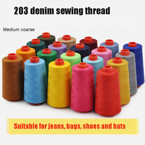 20s/3 polyester three thick sewing thread  jeans thread hand stitching canvas coarse cloth denim thread sewing machine Thread ► Photo 1/6