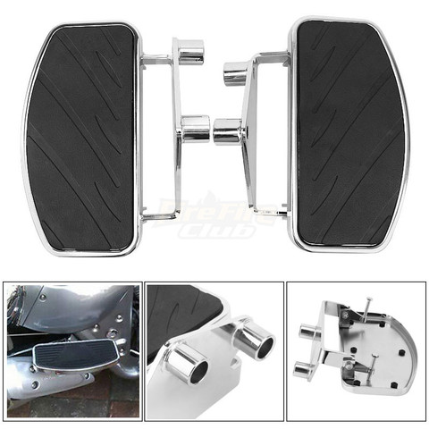 Motorcycle Front Rider / Rear Passenger Foot Pegs Footrests Floorboard Footboard For Honda Shadow ACE VT400 VT750 1997-2003 ► Photo 1/6