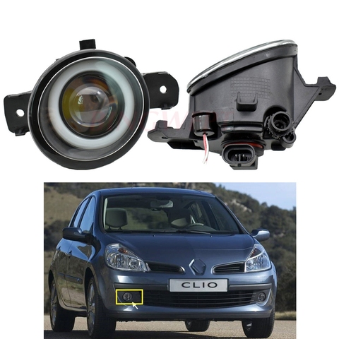 2PCS LED Fog Light Angel Eye Daytime Running Light DRL H11 12V For Renault Clio 3/III BR0/1, CR0/1 Hatchback 2005-2015 ► Photo 1/6