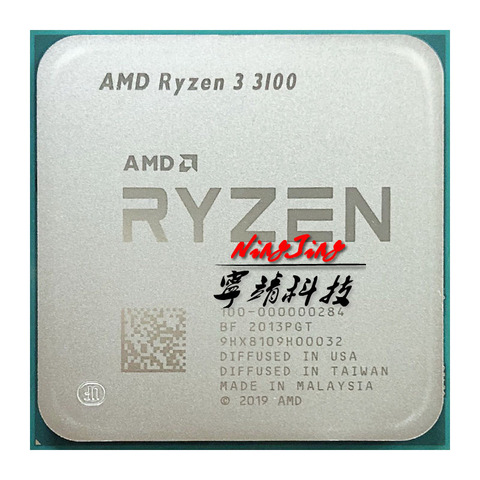 AMD Ryzen 3 3100 R3 3100 3.6 GHz Quad-Core Eight-Thread 65W CPU Processor L3=16M 100-000000184 Socket AM4 ► Photo 1/1