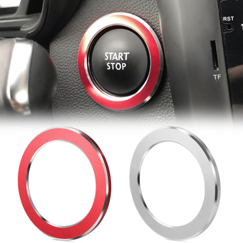 Car Styling Engine Start Stop Ignition Key Ring Accessories Case For Renault Koleos Kadjar Captur Sticker Car Cover ► Photo 1/6