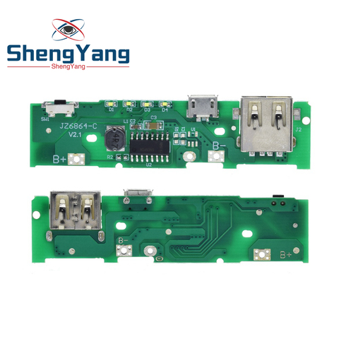 ShengYang  5V 1A Power Bank Charger Module Charging Circuit Board Step Up Boost Power Module For Xiaomi Mobile Power Bank DIY ► Photo 1/6