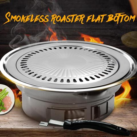 Smokeless Barbecue Grill Pan Gas Household Non-Stick Gas Stove Plate Electric Stove Baking Tray BBQ Grill Barbecue Tools ► Photo 1/6