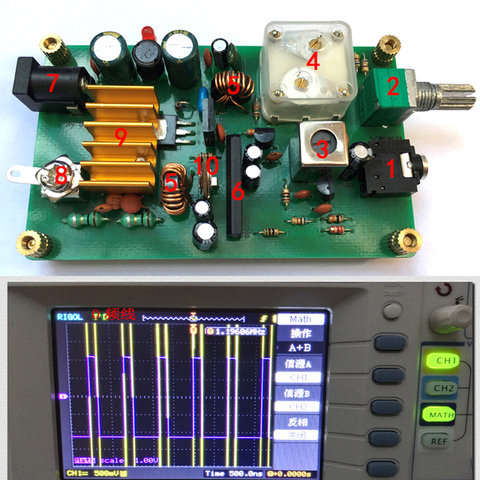 Micropower medium wave transmitter , AM transmitter ore radio Frequency  600-1600khz Audio input ► Photo 1/6