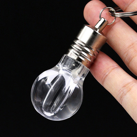 USB Flash Drive 2.0 32GB Real Capacity Pendrives 128MB 4GB Glass Light Bulb + Gift Box 16GB 64GB Memory Sticks Ceartive Gifts ► Photo 1/6