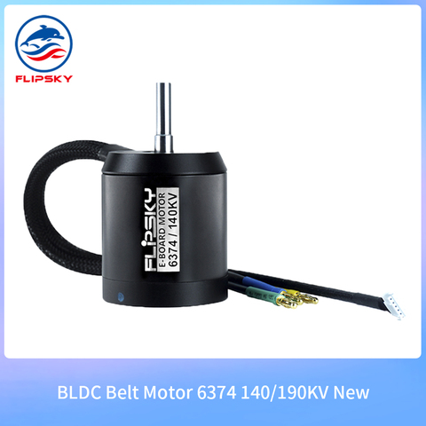BLDC Belt Motor 6374 140/190KV 3500W Motor Brushless with Hall Sensor for DIY Electric Skateboard Longboard Esk8 Motor Flipsky ► Photo 1/6