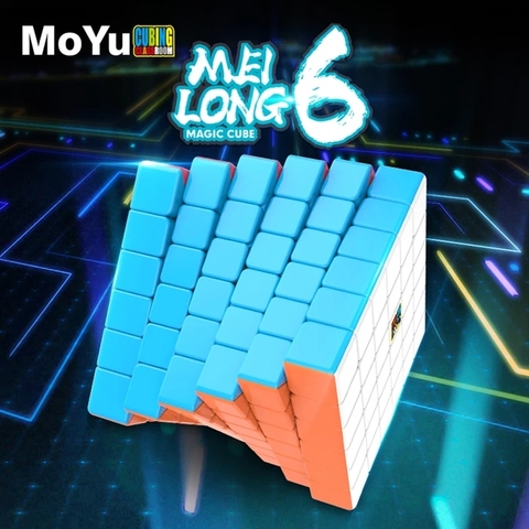 MOYU MF8863 Cubing Classroom Meilong 6 6x6x6 Magic Cube Stickerless 6x6 professional speed cubes Champion Competition Cube ► Photo 1/6