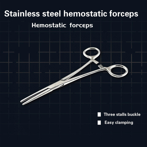 12.5-20CM Haemostatic Forceps Clip Scissors Hemostat Artery Surgical Cupping Clamps Fishing Scissors Pet Feather Picking Clips ► Photo 1/5
