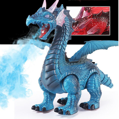 Remote Control Animal Toy Spray Dinosaur Remote Control Ice Dragon Fire Dragon Will Spray Fire Dragon Simulation Animal Model ► Photo 1/6