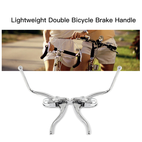 150 * 130 * 40mm Lightweight Aluminum Bicycle Double Brake Handle MTB Road Bike Cycling Brake Levers Bicycle Accessories ► Photo 1/6