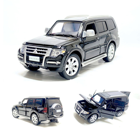 New 1/32 Pajero V97 SUV Model Toy Car Alloy Die Cast With Sound Light Steering Off Road Toys Vehicle For Boys Toys ► Photo 1/6