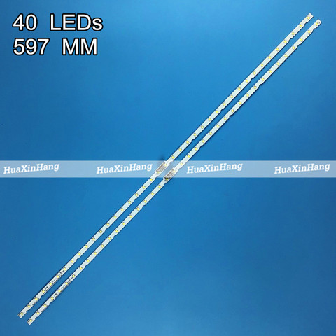 2PCS LED Backlight strip 40 LED for Sam sung 55