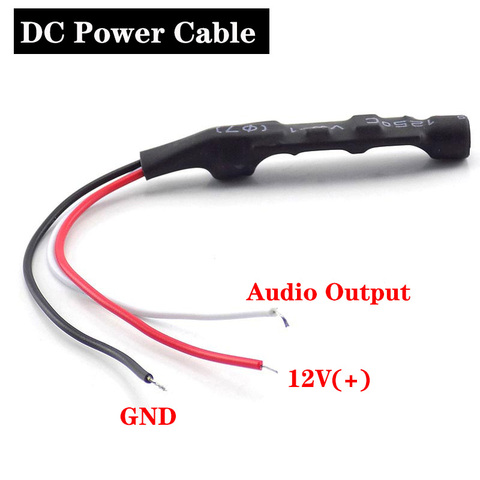 Mini Microphone Sound Monitor Audio Pickup Device CCTV System DC Power Cable Camera Micro CCTV Surveillance ► Photo 1/6