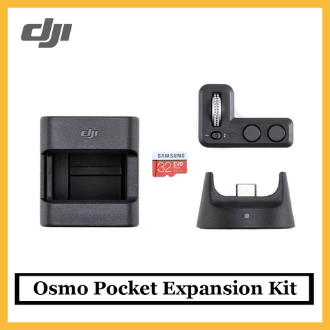 DJI Osmo Pocket Expansion Kit Controller Wheel Wireless Module Accessory Mount MicroSD Card for Osmo Pocket ► Photo 1/5