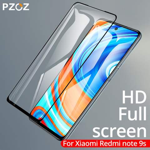 PZOZ Tempered Glass For Xiaomi Redmi Note 9 9s 8T 7 8 K30 K20 Pro 4X 5 Plus 7A Tempered Glass Full Cover Screen Protector Glass ► Photo 1/6