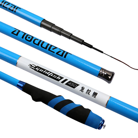 Goture Super Hard Carbon Fiber Telescopic Fishing Rod 2 8 Power Stream Hand Pole 3.6-6.3M Carp Rods tenkara vara de pesca ► Photo 1/6