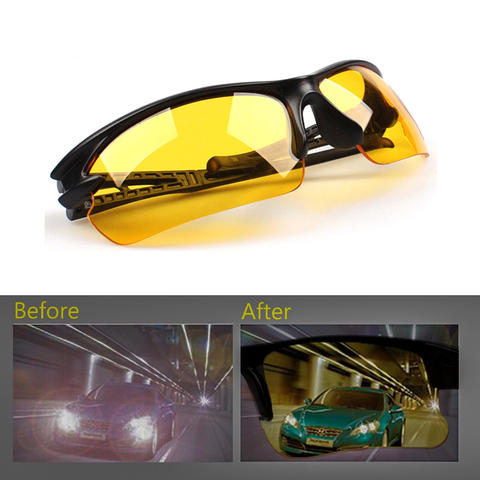 Night Vision Drivers Goggles Interior Accessory Protective Gears Sunglasses Night-Vision Glasses Anti Glare Car Driving Glasses ► Photo 1/6