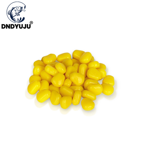 DNDYUJU 100/200pcs Fishing Corn Floating Boilies Flavoured Soft Lure Grass Carp Bait Silicone Soft Plastic Bait Artificial ► Photo 1/6