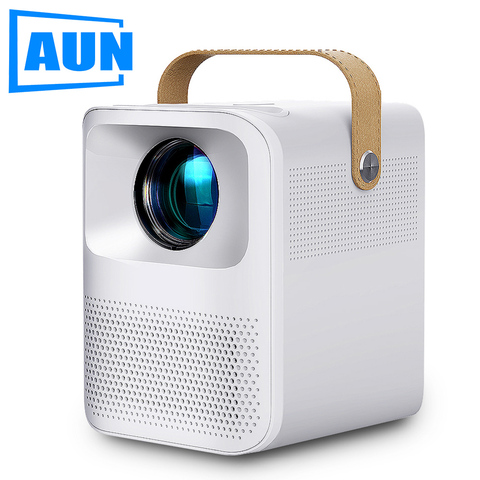 AUN Full HD Projector ET30 Optional Android 7800mAH Children Portable Home Cinema MINI LED Beamer 1920x1080p 4k Video via HDMI ► Photo 1/6