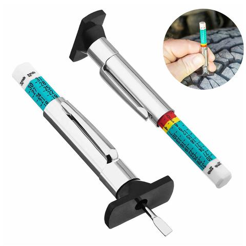 32nds Imperial Tire Tread Depth Gauge Caliper Smart Color Coded Tire Tread Gauge Monitor For Car Tire Measurer Tool Caliper ► Photo 1/6