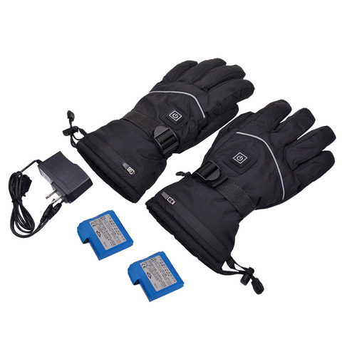 Winter Electric Rechargeable 7.4V Lithium Battery Heated Gloves Warm Longer Gloves Outdoor Waterproof Sports Bicycle Ski Gloves ► Photo 1/6