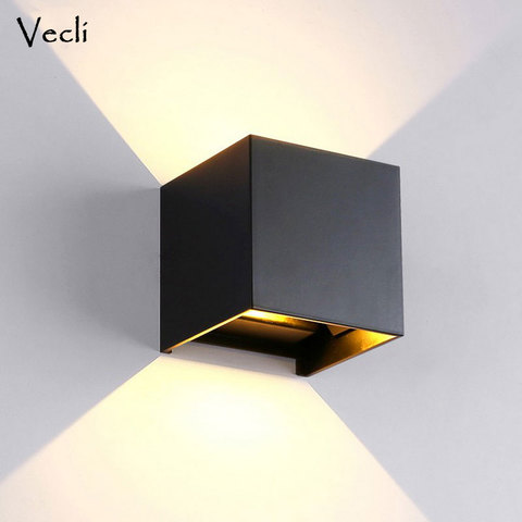 IP55 LED waterproof wall lamps 6W indoor and outdoor adjustable wall light courtyard porch corridor bedroom wall sconce ► Photo 1/6