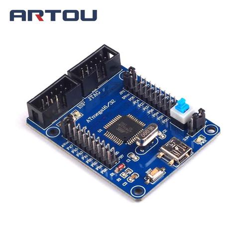 1pcs AVR development board ATmega32 development board learning board minimum system core board ► Photo 1/4