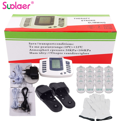 Electronic Pulse Massager Stroke Therapy Machine With Slippers