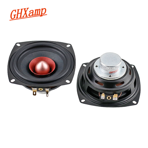 GHXAMP 105MM Square Full Range Speaker Unit Bluetooth Speaker DIY 4ohm 25W HIFI Home theater Tweeter MID-Bass Loudspeaker 2PCS ► Photo 1/6