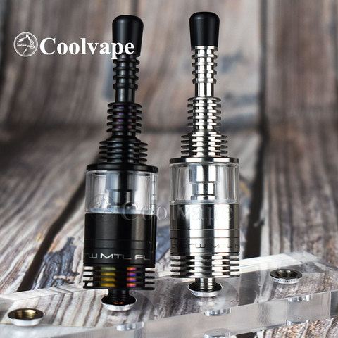 Hot coolvape Dvarw mtl FL rta e-cigarette Airflow Rebuildable 316ss 22mm Single Coil Building Tank dvarw mtl atomizer vape ► Photo 1/6