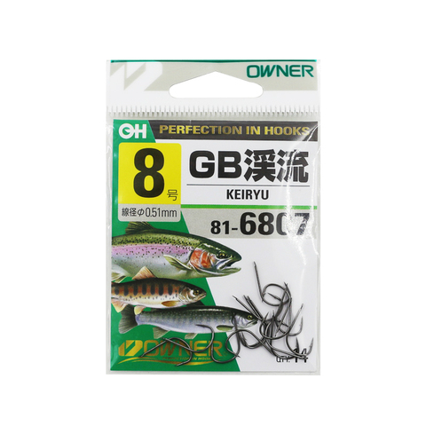 Owner 816807 Fishing Hooks Stream Sea Water Barbed Fishing Anzol De Pesca Carp Wedkarstwo Peche Bait Lure Tackles Sharp Fishhook ► Photo 1/6