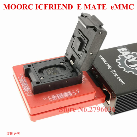 latest High speed version MOORC E MATE X  EMMC EMATE BGA 13 IN 1 for riff   easy jtag plus  ufi  medusa pro  and  emmc   atf box ► Photo 1/1