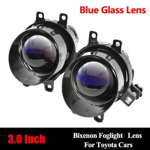 1pair Fog Lights Bixenon Lens For T oyota Corolla/Yaris/Avensis/Camry/RAV 4/L exus H11 HID Projector Lenses Accessories Retrofit ► Photo 1/6