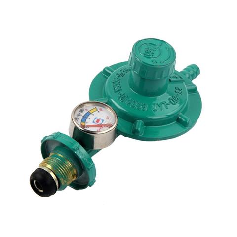 Propane Gas Regulator Pressure Gauge Manometer Level Gauge Caravan Plumber Pressure Reducing Table Pattern Random (Green) ► Photo 1/6