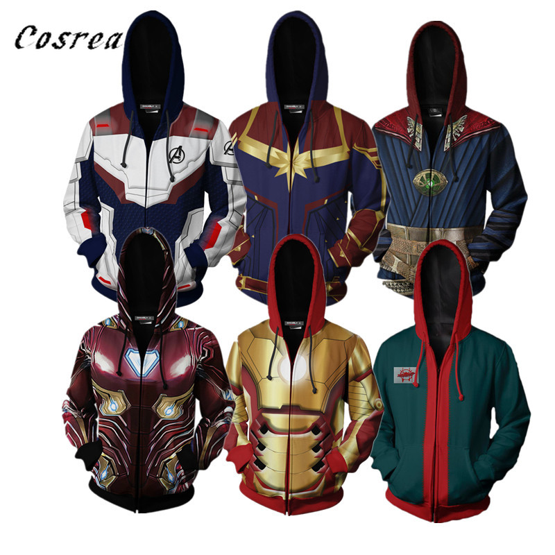 Endgame Quantum Realm 3D Print Hoodies Sweatshirt Superhero Captain America  Doctor Strange Coat Jacket Hoodie Men Women - Price history & Review |  AliExpress Seller - Sunniss Store 