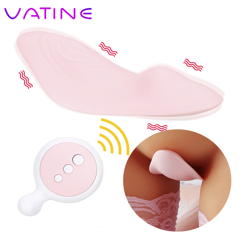 VATINE Portable Clitoral Stimulator Female Masturbation Invisible Vibrating Egg Wireless Remote Control Wearable Panty Vibrator ► Photo 1/6