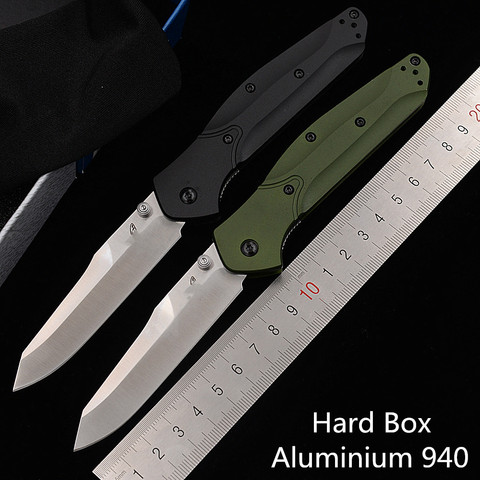 JUFULE Hard box 940BK / 940 Aluminum handle Mark S30V blade camping hunting Pocket outdoor EDC Tool Utility folding knife ► Photo 1/6