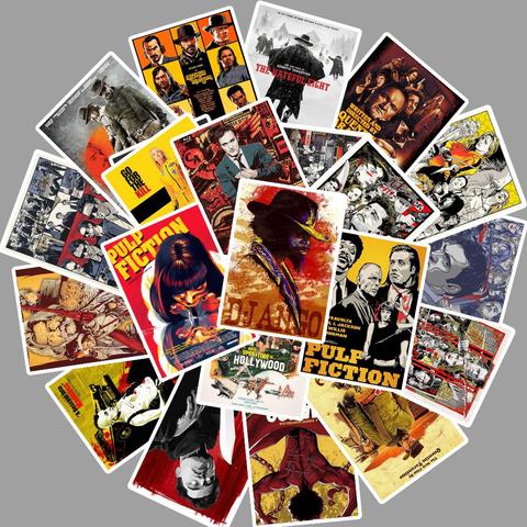 24Pcs Quentin Tarantino Movie Pulp Fiction/kill Bill Stickers for DIY Laptop Luggage Refrigerator Decor Waterproof Toy Sticker ► Photo 1/6