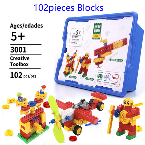 MOC Compatible with LEGOes Duplo 9656 Particle Building Blocks DIY Educational Institutions Stem Robot Science Technology Set ► Photo 1/5