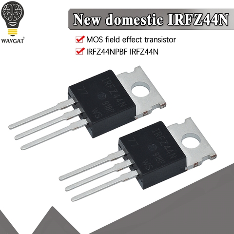 Mosfet IRFZ44N TO220 transistor kit IRFZ44 TO-220 high power transistors IRFZ44NPBF 49A 55V field effect transistor ► Photo 1/6