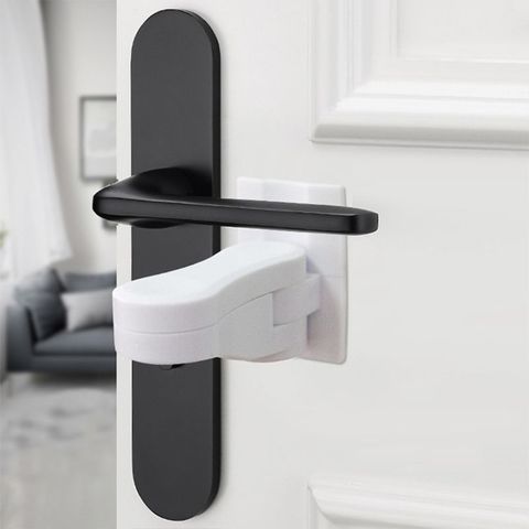 Door Lever Lock for Home Universal Professional Children Kids Safety Doors Handle Locks Baby Anti-open Protection Device ► Photo 1/5