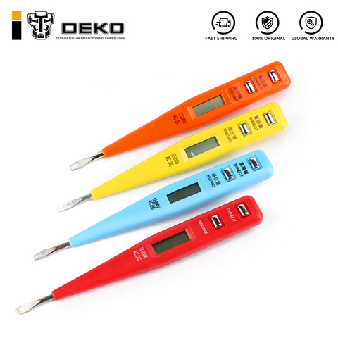 DEKOPRO Electric Power Multifunction Digital Voltage Test Pen ► Photo 1/4