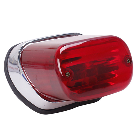 1PC Motorcycle Stop Brake Light Tail Rear Indicator ABS Red Motorbike Refit Parts For Yamaha XV250 XV400 Virago ► Photo 1/3