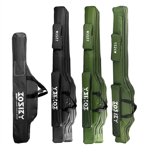 Fishing Rod Storage Bag  Oxford Cloth Multifunctional  1/2/3 Layer Black / Green ► Photo 1/6