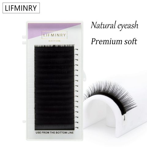 16 lines of imitation ermine eyelashes, professional eyelashes, soft ermine eyelashes extension ► Photo 1/6