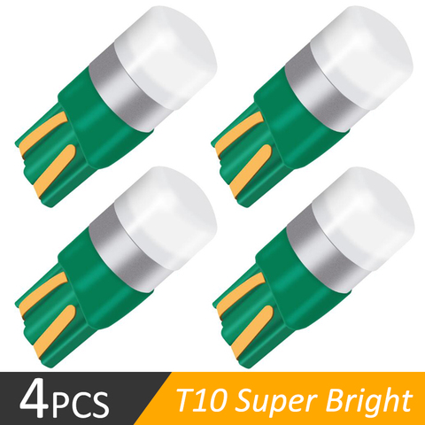 4PCS T10 W5W Super Bright 3030 LED Car Interior Reading Dome Light Marker Lamp 168 194 LED Auto Wedge Parking Bulbs DRL ► Photo 1/6