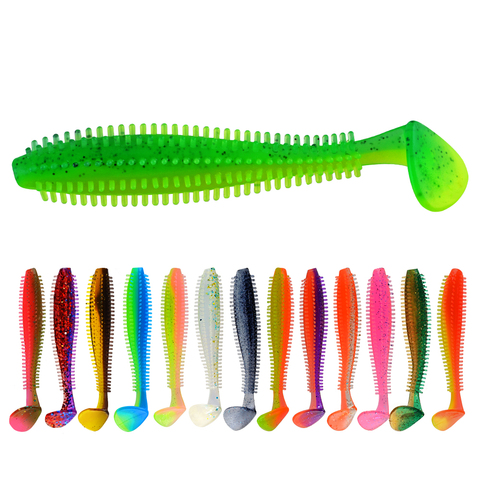 FISH KING Spikey Shad Fishing Lures 90mm 120mm Artificial Baits Wobblers Soft Lures Carp Silicone Fishing Soft Baits Tackle ► Photo 1/6