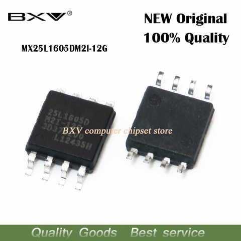 5PCS MX25L1605DM2I-12G 25L1605DM2I-12G 25L1605DM2I MX25L1605D MX25L1605 25L1605D SOP-8 SMD IC Chip ► Photo 1/1