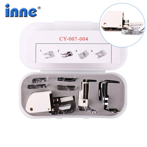 INNE Sewing Machine Parts Accessories Presser Foot Press Feet Kit Set With Box Tools Supplies Household For Brother Singer 7Pcs ► Photo 1/1